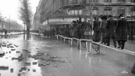 1910 г., Париж под водой кадры