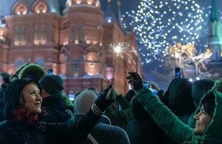 Новый год на Красной площади кадры