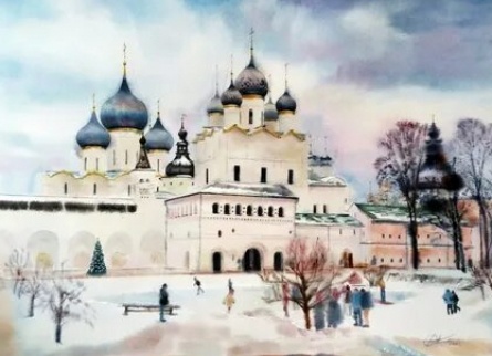 Ростов Великий, старинный оплот православия на Руси кадры