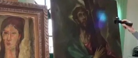 Труды Эль Греко и Гойи найдены испанской полицией кадры Труды Эль Греко и Гойи найдены испанской полицией кадры