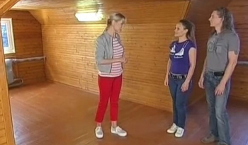 программа НТВ Стиль: Дачный ответ Кухня гостиная с неотразимым потолком