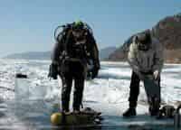 программа Russian Travel Guide (RTG): Дайвинг на зимнем Байкале