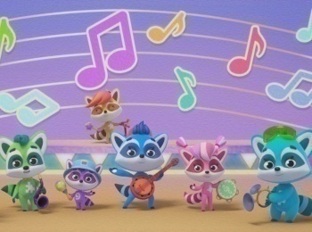 программа Мульт: Енотки Первые слова Большой и маленький, Внутри и снаружи