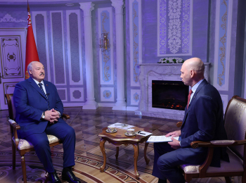программа Мир: Интервью президента Республики Беларусь А Г Лукашенко телерадиокомпании Мир
