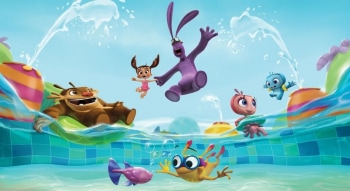 программа JimJan: Катя и Мим Мим Прыжковая гонка