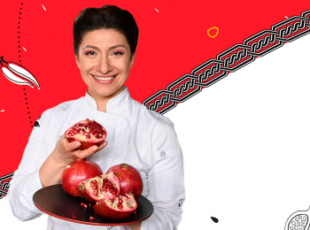 программа Кухня ТВ: Кухня с акцентом Торт "Микадо", мороженое с фруктами и кофе по армянски