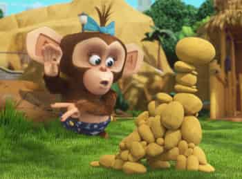 программа СТС kids HD: Мадагаскар: Маленькие и дикие 14 серия