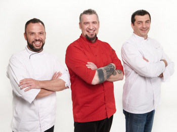 программа Кухня ТВ: Моя любимая кухня Салат с уткой и личи, лойн трески с картофельным пюре и соусом "Белое вино"