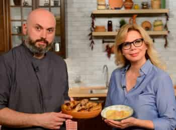программа Кухня ТВ: Песня грузинской кухни Суп из мацони, купаты с томатным сацебели и зеленый гаспачо по грузински