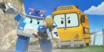 Робокар-Поли-Правила-дорожного-движения-Безопасность-в-школьном-автобусе