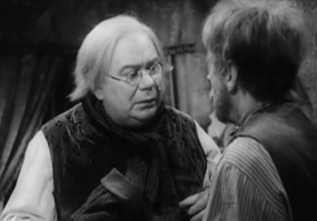 Михаил Яншин и фильм Сапоги (1957)