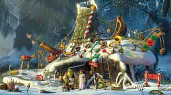 Шрэк-Мороз,-Зеленый-нос