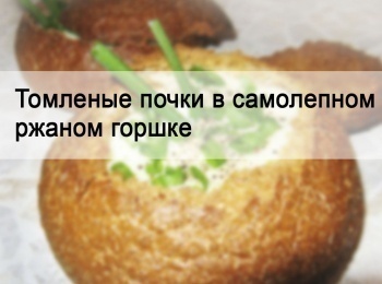 программа Russian Travel Guide (RTG): Томленые почки в самолепном ржаном горшке