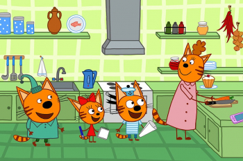 программа СТС kids HD: Три кота Необычный питомец