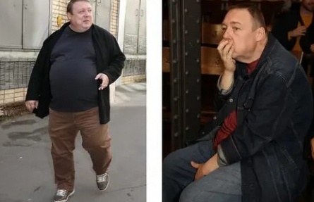 Александр Семчев сел на диету кадры