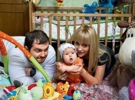 Анна Руднева родила дочь кадры