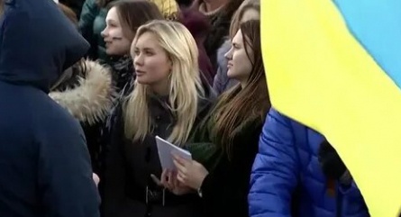 Бойня на Майдане кадры