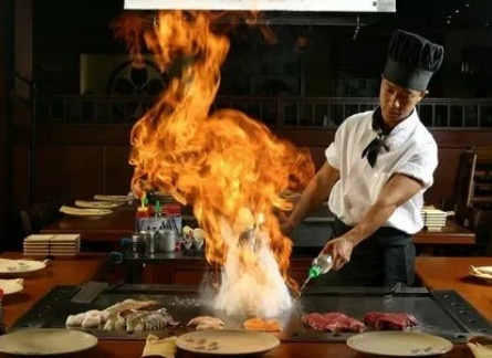 Еда на огне кадры