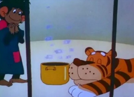 Как обезьянки обедали кадры