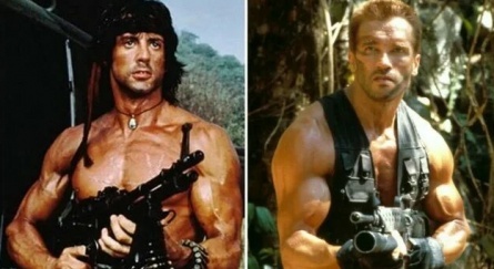 Сталлоне против Шварценеггера: когда соперничество перевернуло его карьеру вверх дном кадры