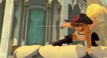 Кот в сапогах кадры