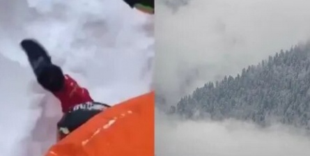Лавинная служба в Красной Поляне кадры Лавинная служба в Красной Поляне кадры