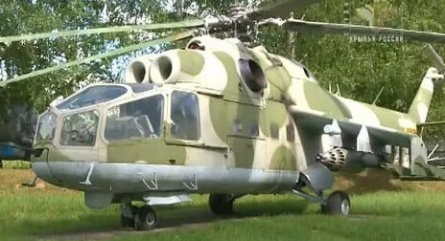 Ми-24 Винтокрылый боец кадры