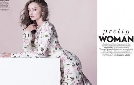 Миранда Керр снялась для Vogue кадры