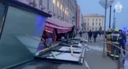 На Доме 2 прогремел взрыв кадры