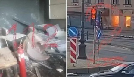 На Доме 2 прогремел взрыв кадры