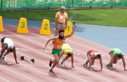 На старте кадры