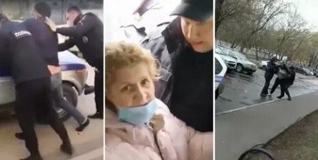 Не знаю, что мы нарушили: жена Леонидова об инциденте с полицией кадры