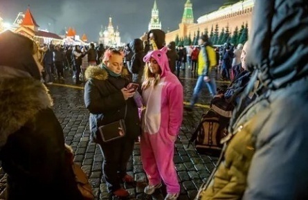 Новый год на Красной площади кадры