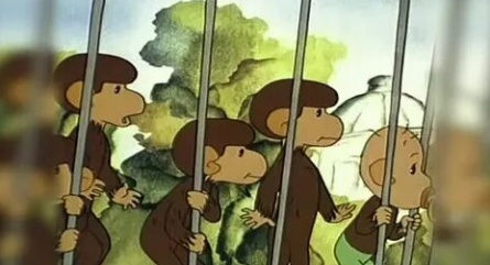 Обезьянки в опере кадры