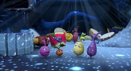 Овощная вечеринка кадры