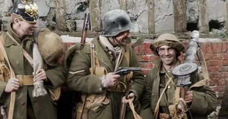 Первая мировая война в цвете  кадры