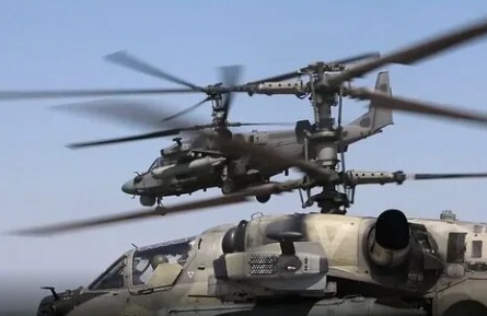Производство боевых вертолетов кадры