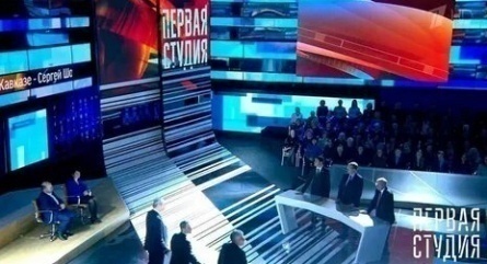 Прямой информационный канал Первая Студия кадры