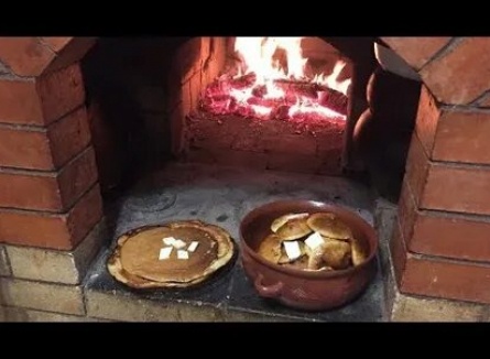 Псковские блюда из русской печи кадры