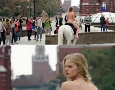 Роковуха: Александра Бортич в красном плаще на голое тело потрясла фанатов кадры