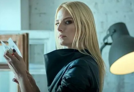 Виктория Полторак снимается в криминальном сериале кадры