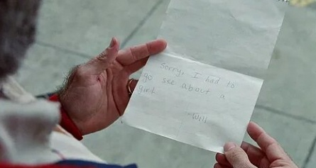 Записки на полях кадры