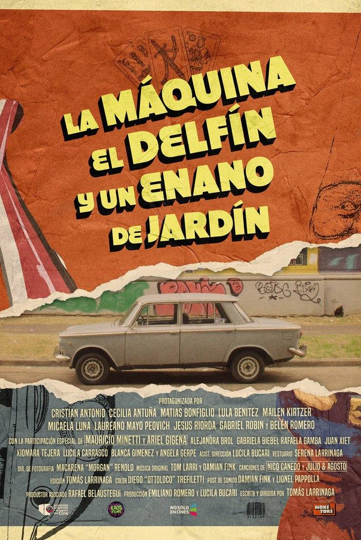 кадр из фильма Машина, дельфин и садовый гном