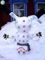 Снеговик и снежный пёс кадр из фильма